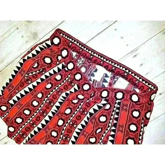 VINTAGE H&M Womans LIGHTWEIGHT Juniors Shorts Boho Gypsy Ethnic size 10 (Med) - Picture 4 of 4